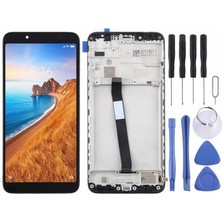 Redmi 7A LCD Ekran Dokunmatik Siyah Çıtalı