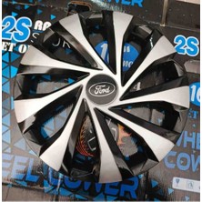 Yk 14 Inç Ford Focus / Fiesta / Escort Uyumlu Jant Kapağı 4'lü Takım Amblem Hediyeli