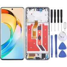 Huawei Honor X9B LCD Ekran Dokunmatik Çıtalı Full Mavi