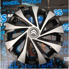 Yk 14 Inç Citroen C-Elysee / C1 / C2 / C3 / Berlingo / Xsara Uyumlu Jant Kapağı 4'lü Takım Amblem Hediyeli