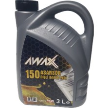 Awax 150 Numara Asansör Dişli Bakım Yağı 3 Litre ( Üretim YILI:2025)