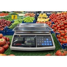 Premini 30 kg 5 gr Çift Göstergeli Çukur Kefeli Terazi, Onaylı, Mühürlü