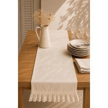 Typoniq Attitude Included Heritage %100 Pamuk Runner Ekru 50X150 cm