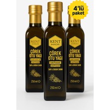Kent Bahçesi Çörek Otu Yağı 1 Litre 4x Analizli 1000 ml - Soğuk Sıkım Damlalıklı