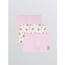 Lc Waikiki Yeni Sezon Baskılı Kız Çocuk Boxer 3'lü