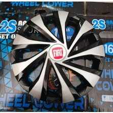 Yk 13 Inç Fiat Uno / Palio / Albea / Siena / Tempra / Tipo / Tofas Uyumlu Jant Kapağı 4'lü Takım Amblem Hediyeli