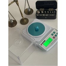 Premini Hassas Dijital Terazi 600G/0.01G, Fanuslu, Laboratuvar ve Kuyumcu Kullanımı