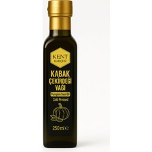 Kent Bahçesi Kabak Çekirdeği Yağı 250 ml - Soğuk Sıkım, %100 Saf Doğal Katkısız, Pumpkin Seed Oil