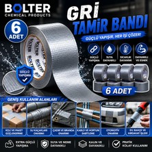 Bolter Branda Çadır Tamir Bandı Gri 48MM x 10 mt 6 Adet