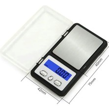 Premini Hassas Dijital Cep Terazi 200G/0.01G, Pratik ve Güvenilir Tartım