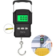 Premini Dijital Metreli El Tartısı, Bagaj ve Bavul Tartısı, 75 kg Kapasite