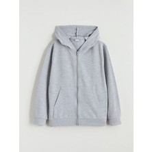 Lc Waikiki Yeni Sezon Kapüşonlu Erkek Çocuk Fermuarlı Sweatshirt