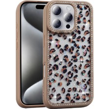 Tele Shop iPhone 16 Pro Premium Glitter Mini Figürlü Taşlı Telefon Kılıfı Mlk/azra