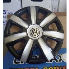 Yk 14 Inç Volkswagen Polo / Golf / Jetta / Bora Uyumlu Jant Kapağı 4'lü Takım Amblem Hediyeli