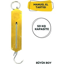 Premini Yaylı El Kantarı 50 Kg, Taşınabilir ve Dayanıklı Metal Baskül