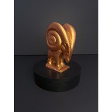 Gragold3 Design Dekoratif Keçi Heykeli - Modern ve Anlamlı Biblo Tasarımı