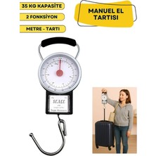 Premini El Terazisi ve Şerit Metre, 35 kg Kapasiteli, Hassas Ölçüm Seti