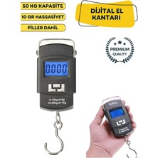 Premini Dijital Kare El Terazisi, Siyah, 50 kg Kapasiteli, Hassas ve Kullanışlı