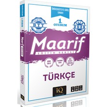 Iq Yayınları 2028 Yks Tyt Türkçe Maarif Eğitim Serisi 1. Oturum Iq Yayınları