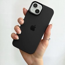 Iphone 15 Uyumlu Kılıf Logolu Lansman Soft Yumuşak Içi Kadife Silikon Kapak