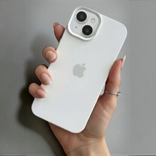 ProNorth Iphone 15 Uyumlu Kılıf Logolu Lansman Soft Yumuşak Içi Kadife Silikon Kapak