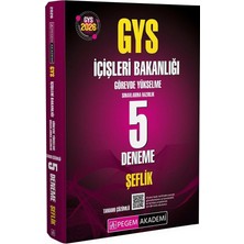 Data Yayınları Pegem 2026 Gys Içişleri Bakanlığı Şeflik 5 Deneme Çözümlü Görevde Yükselme Pegem Akademi Yayınları