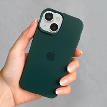 ProNorth Iphone 15 Uyumlu Kılıf Logolu Lansman Soft Yumuşak Içi Kadife Silikon Kapak