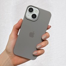 Iphone 15 Uyumlu Kılıf Logolu Lansman Soft Yumuşak Içi Kadife Silikon Kapak