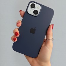 Pronorth IPhone 13 - 14 Uyumlu Kılıf Logolu Lansman Soft Yumuşak İçi Kadife Silikon Kapak