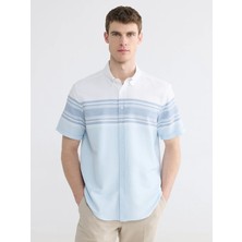 Lc Waikiki Yeni Sezon Regular Fit Armürlü Erkek Gömlek
