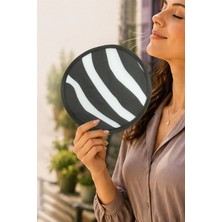 sbodurhome Çizgili Kore Yelpaze 20 cm