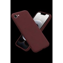 Mudanis Apple Iphone 16E Kılıf First Silikon - Bordo