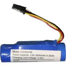 Premini Yüksek Kapasiteli 3.6V 2600MAH 4 Pinli 18650 Lityum Batarya