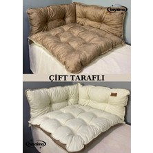 SİTEHOME Yer Minderi Çift Taraflı Köşe Minder Renkli Minder
