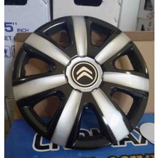 Yk 13 Inç Citroen Ax / Saxo / Zx Uyumlu Jant Kapağı 4'lü Takım Amblem Hediyeli
