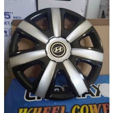 Yk 13 Inç Hyundai Accent / Getz / I10 / Elantra Uyumlu Jant Kapağı 4'lü Takım Amblem Hediyeli