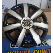 Yk 13 Inç Peugeot 106 / 206 / 309 / 405 Uyumlu Jant Kapağı 4'lü Takım Amblem Hediyeli