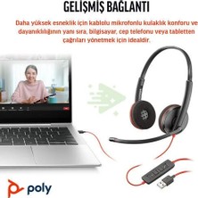 Poly Bw 3220 Stereo Usb-C Hs +Usb-C/a