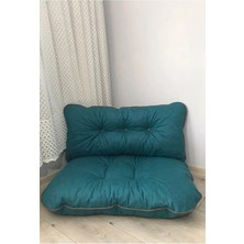 SİTEHOME Petek Önü Yer Minderi Bahçe ve Palet Minderi Ikili Takım