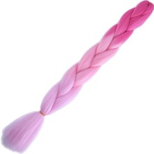Afrika Örgülük Ombreli Sentetik 100 Gr. / Koyu Pembe / Açık Pembe / Pembe