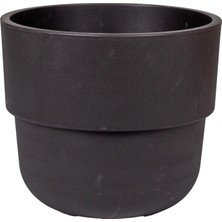 Herdekora Plastik Saksı Siyah 11 Lt. 28X24 Cm.