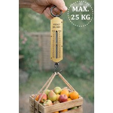 Premini Analog Valiz Tartısı 25 Kg, Mekanik Bavul ve Mutfak Terazisi