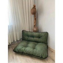 SİTEHOME Petek Önü Yer Minderi Bahçe ve Palet Minderi Ikili Takım