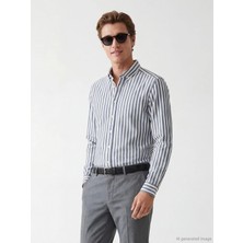 Lc Waikiki Yeni Sezon Regular Fit Çizgili Erkek Gömlek