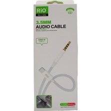 Rio Battery Rio 3,5mm Aux To Type-C Mikrofon - Kulaklık Kablosu