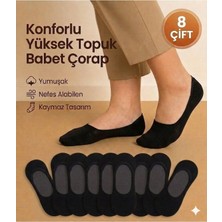 UZN Socks Görünmez Babet Çorap 8 Çift Çorap