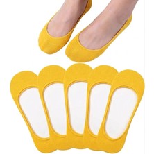 UZN Socks Kadın Pamuklu Dikişsiz Babet Çorap 6’lı Paket – Görünmez Ince Yazlık Günlük Çorap