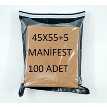 45X55+5 100 Adet Manifest Kargo Poşeti Cac Plastik