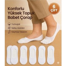 UZN Socks 6 Çift Babet Patik Pamuklu Çorap