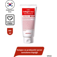 Medipeel Medıpeel Red Lacto Collagen Clear Foam Cleanser 2.0 (300 Ml) Kolajen ve Probiyotik Içeren Temizleme Köpüğü